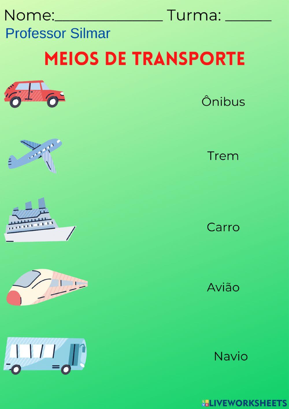 Meios de transporte