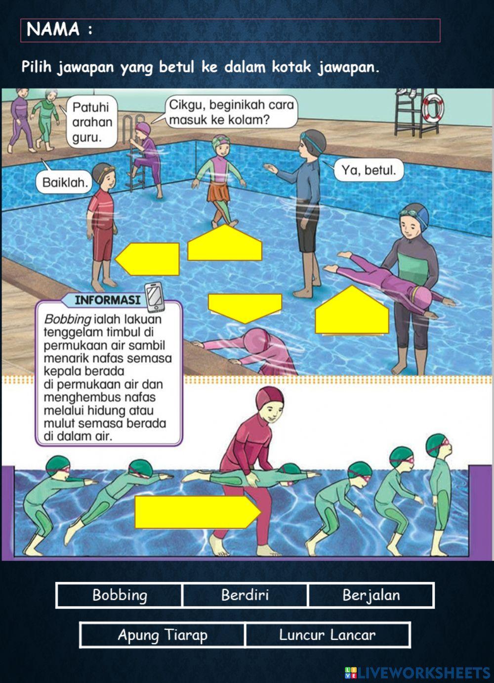 Berenang Tahun 1