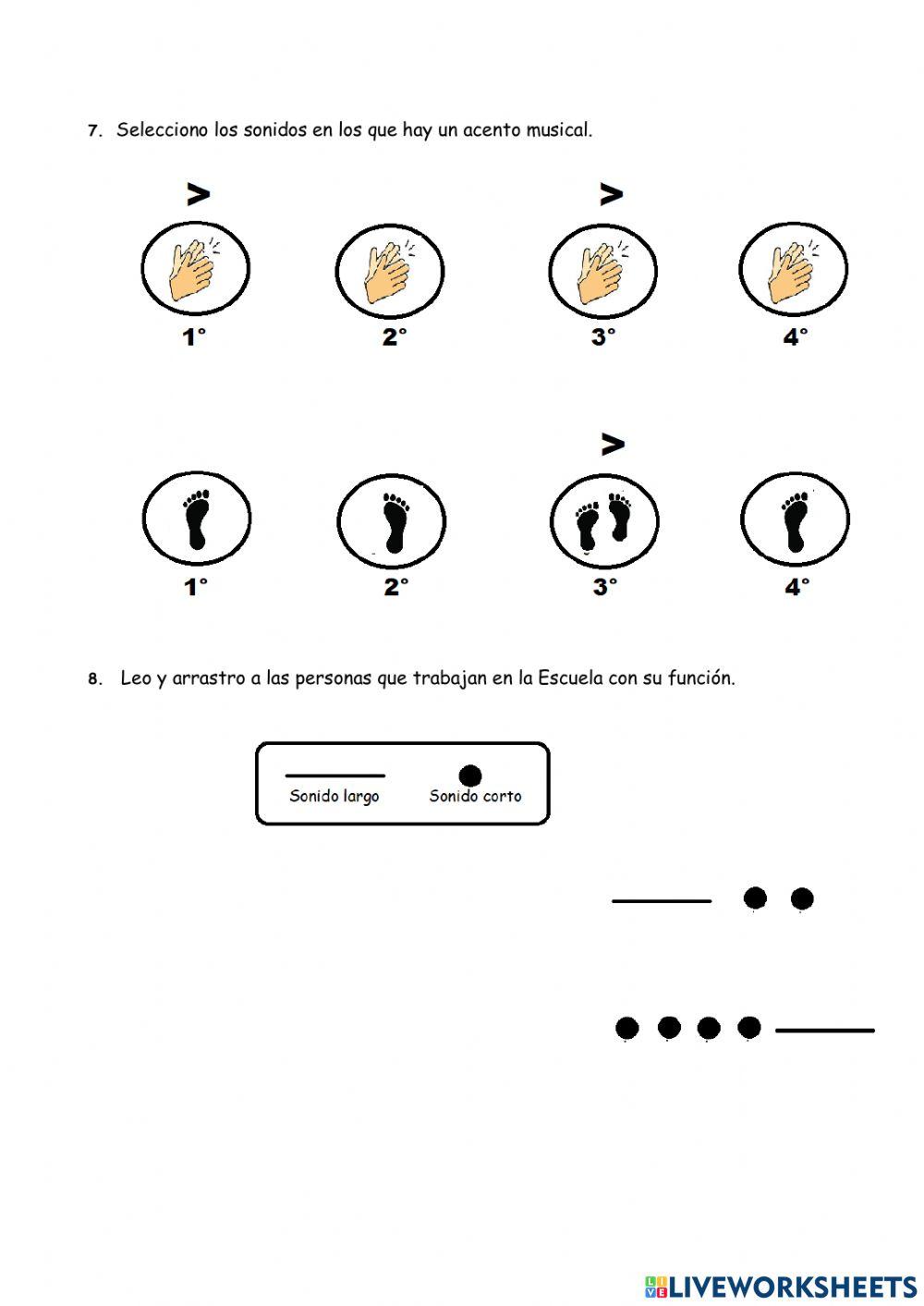 Evaluación 3er parcial Música
