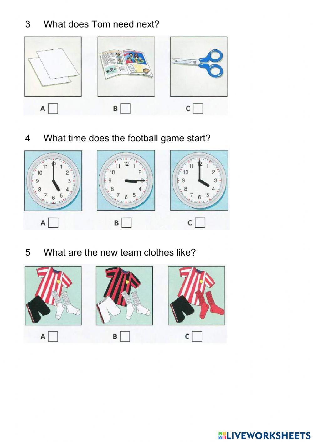 Flyers Listening Practice 19