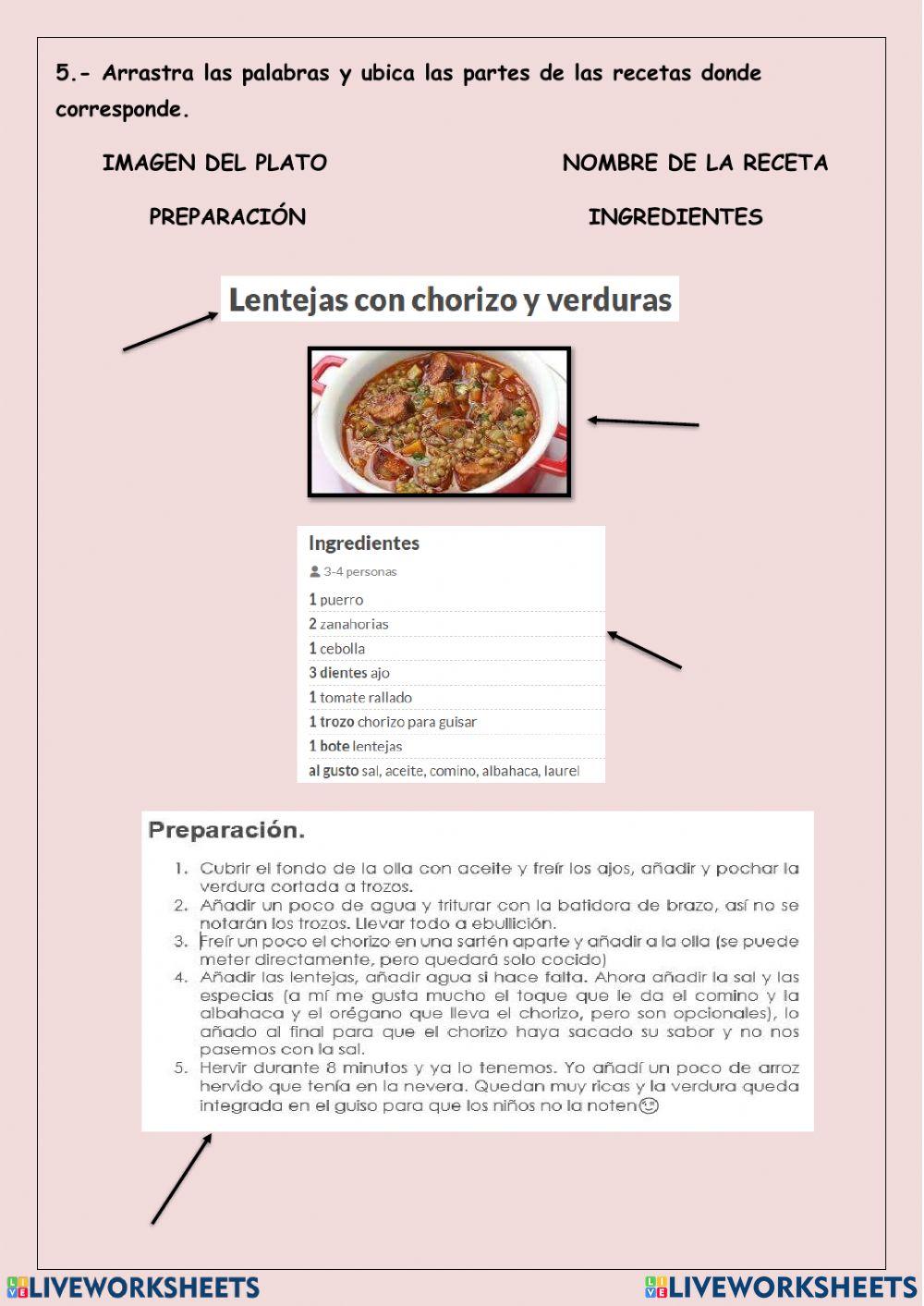 La receta