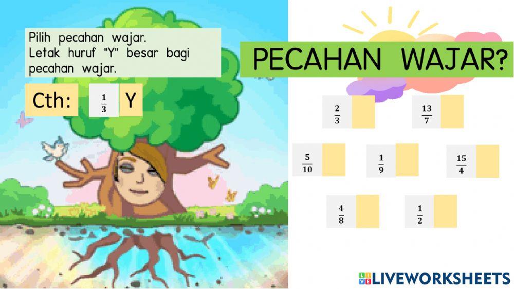 Matematik pecahan wajar