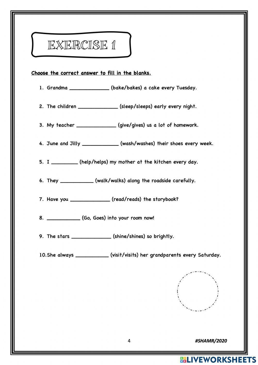 Simple Present Tense 1