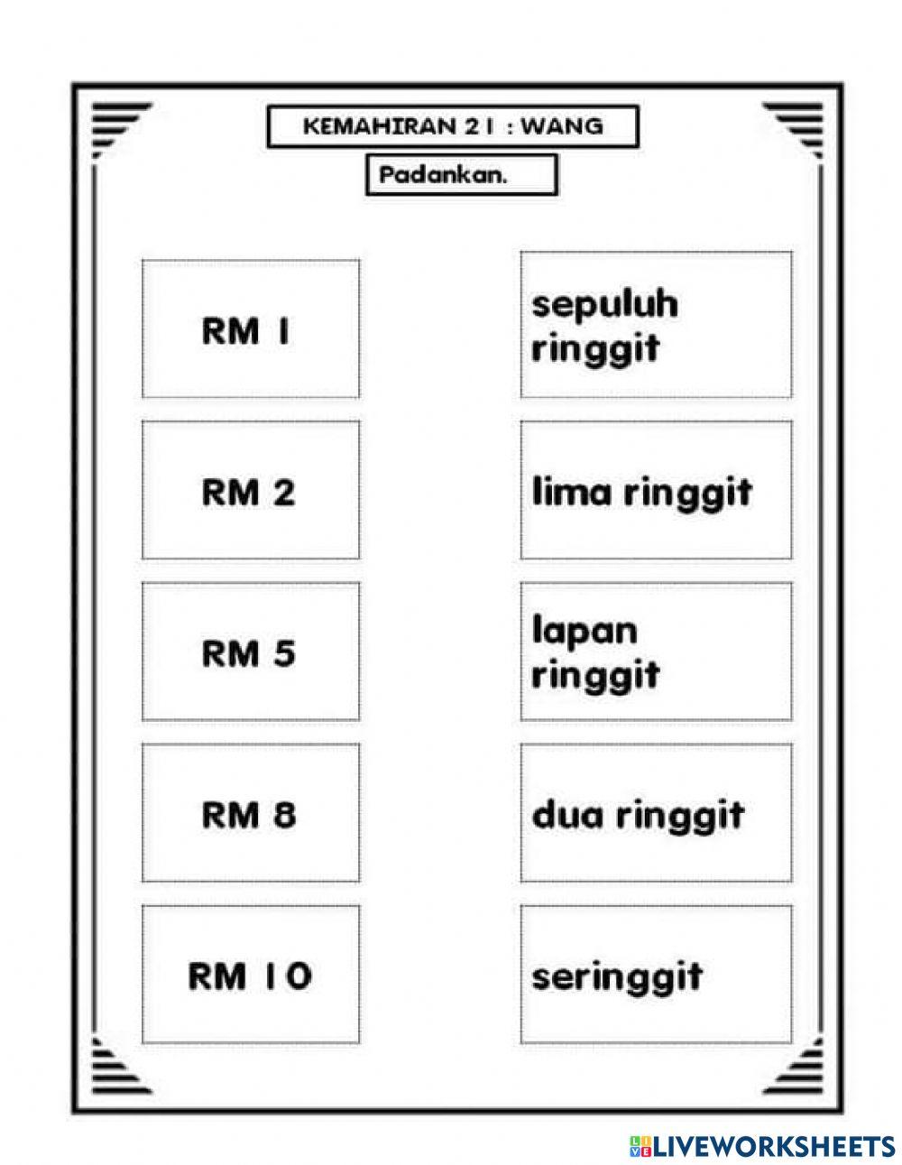 Wang (dalam perkataan)