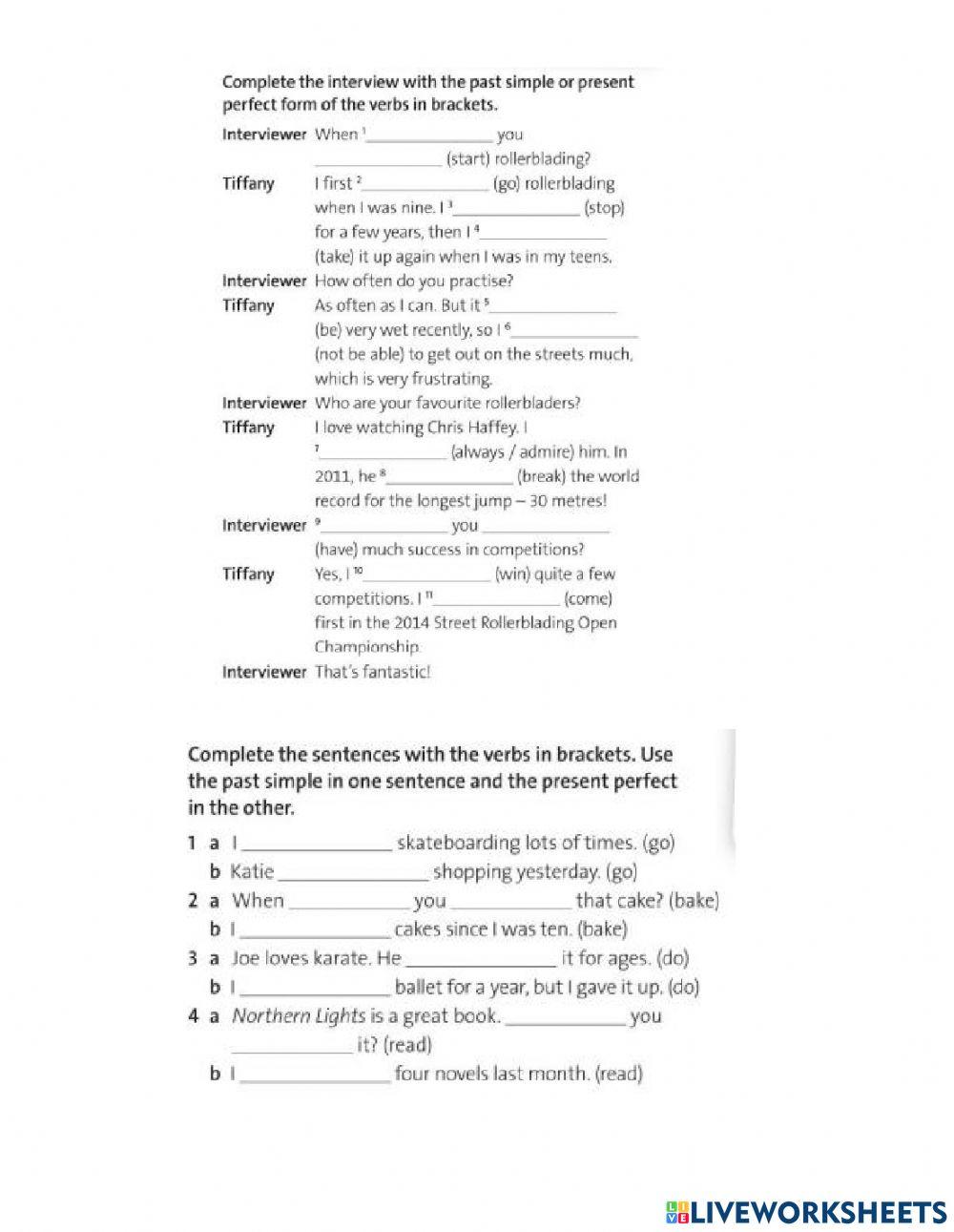 Simple Past Vs Present Perfect Online Exercise Live Worksheets simple-past-vs-present-perfect-online-exercise-live-worksheets