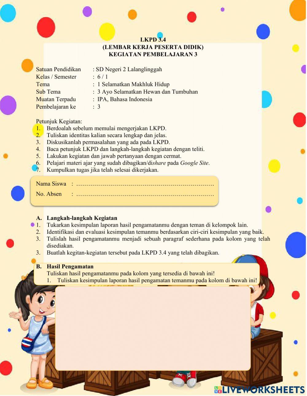 LKPD Rancangan Kegiatan Pembelajaran 3.4