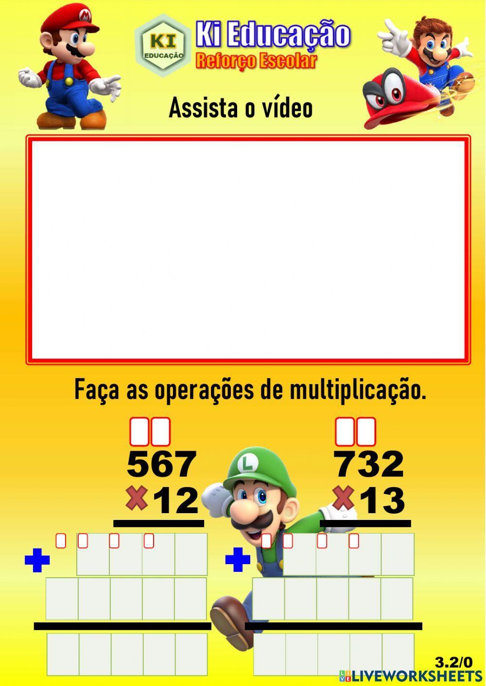 Multiplicação 03x02