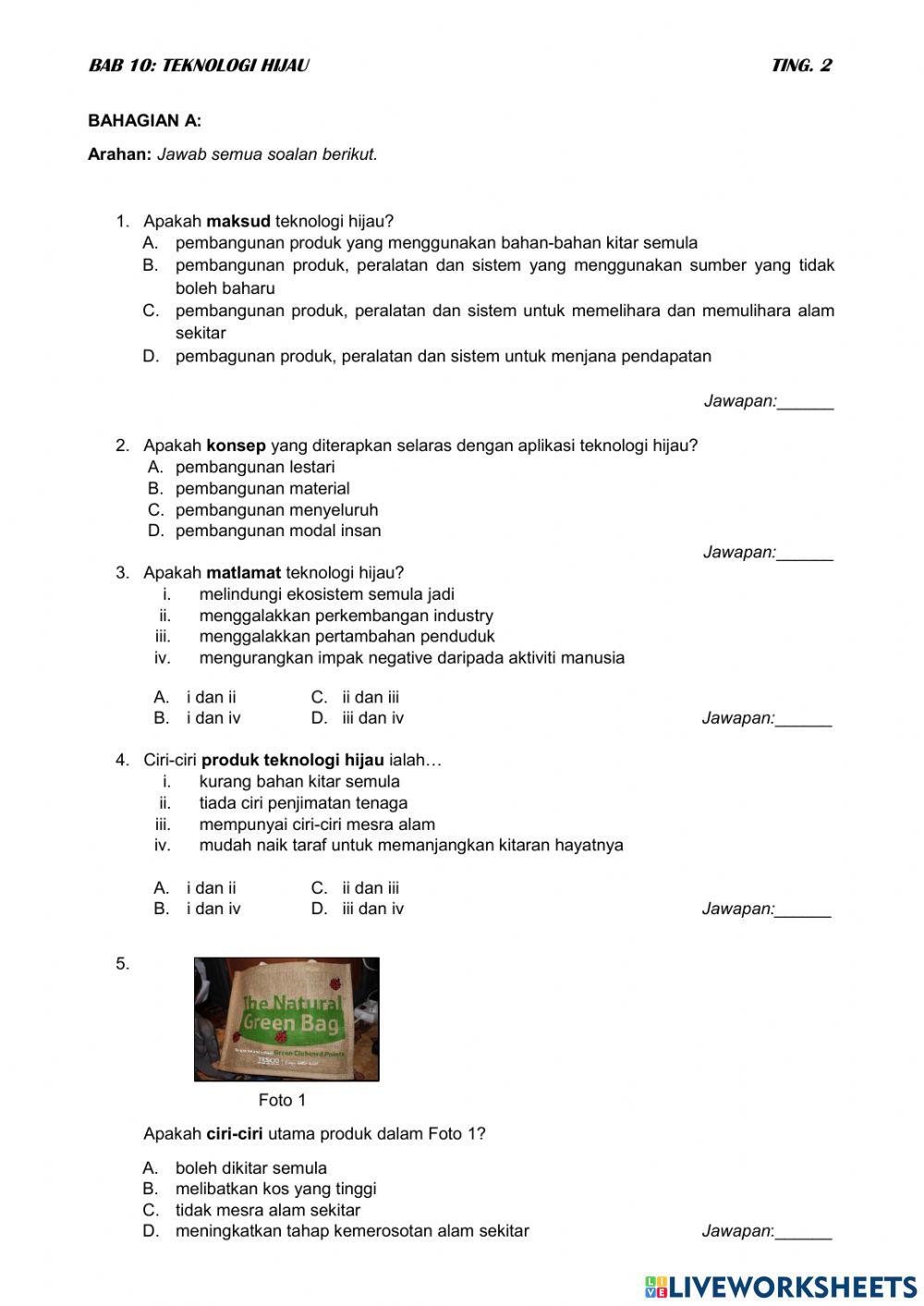 Bab 10: teknologi hijau