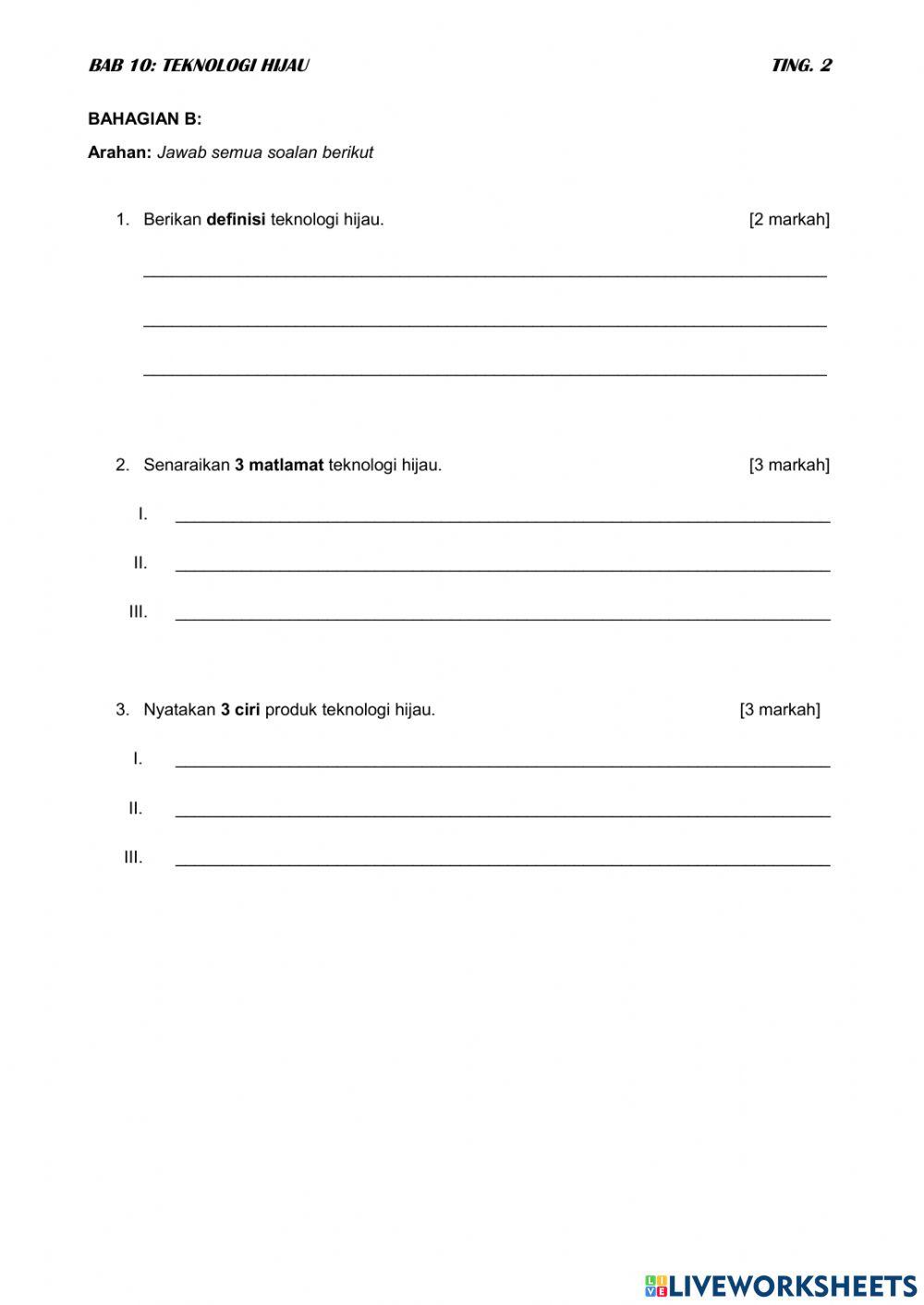 Bab 10: teknologi hijau