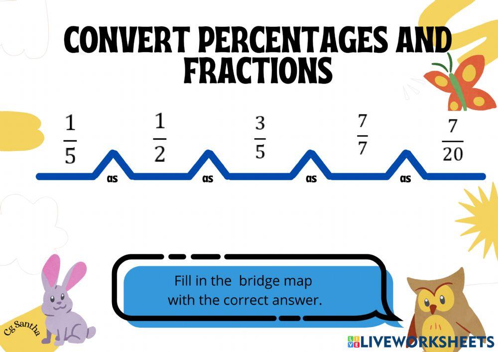 Convert Fractions to Percentages