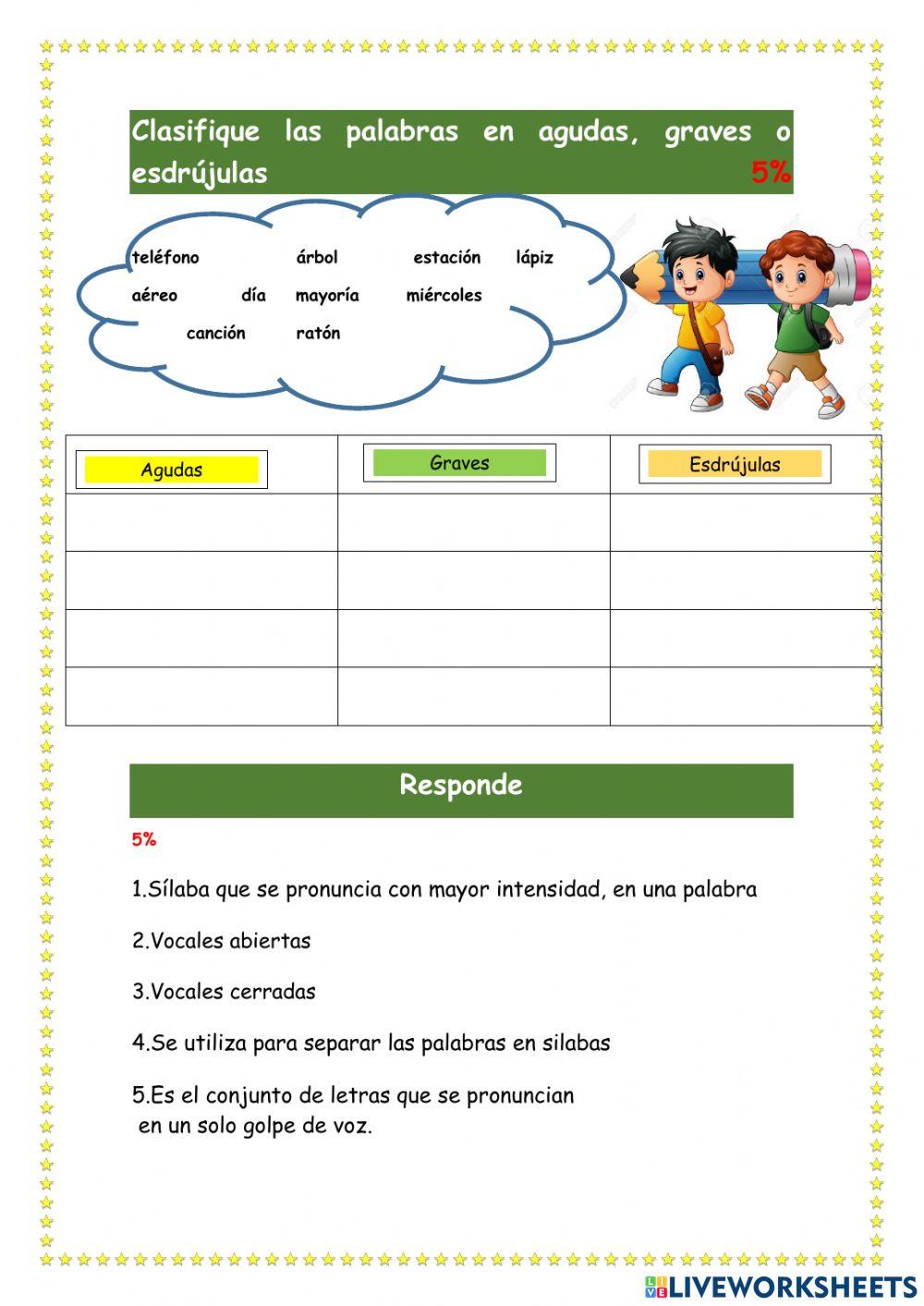 Examen de Español - Segundo Grado-II Bimestre