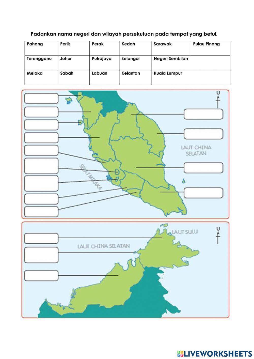 Negeri-negeri Utama di Malaysia