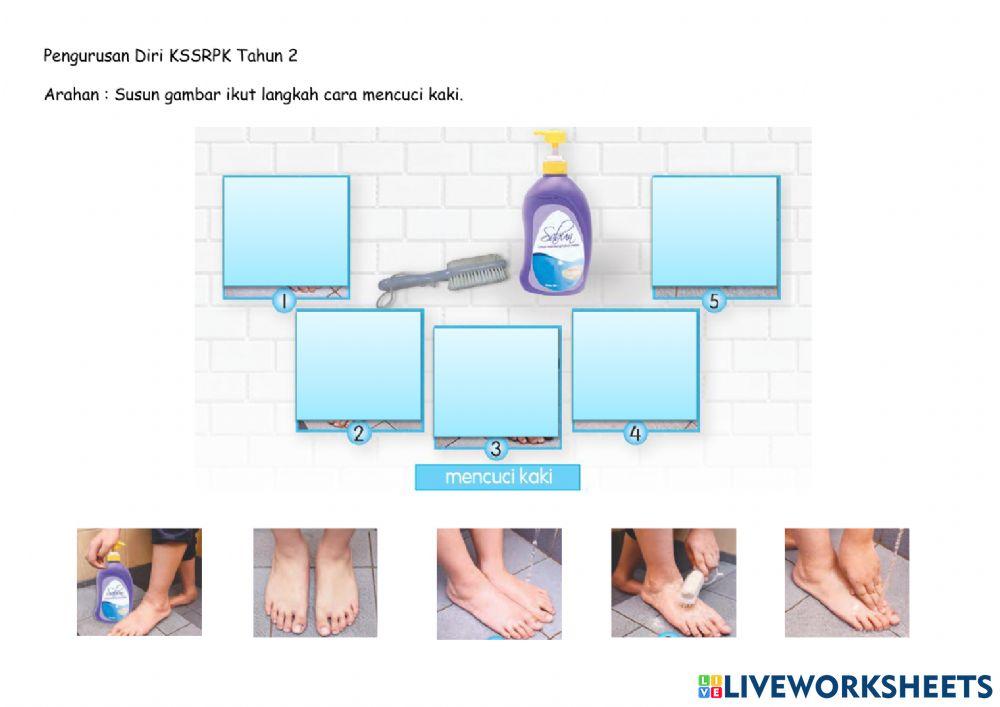 Cara mencuci kaki