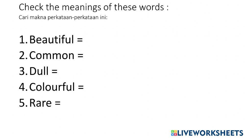 Unit 3: wild life (reading)