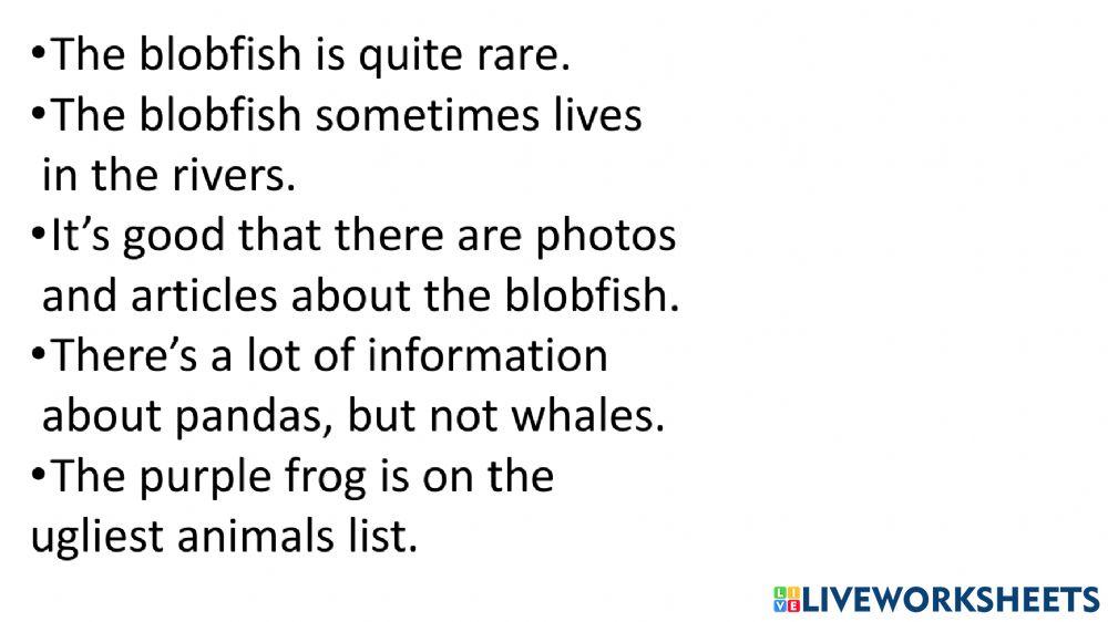 Unit 3: wild life (reading)