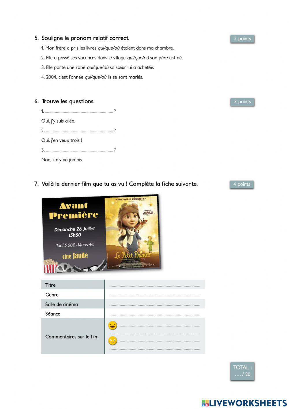 Test unité 10-appli 2