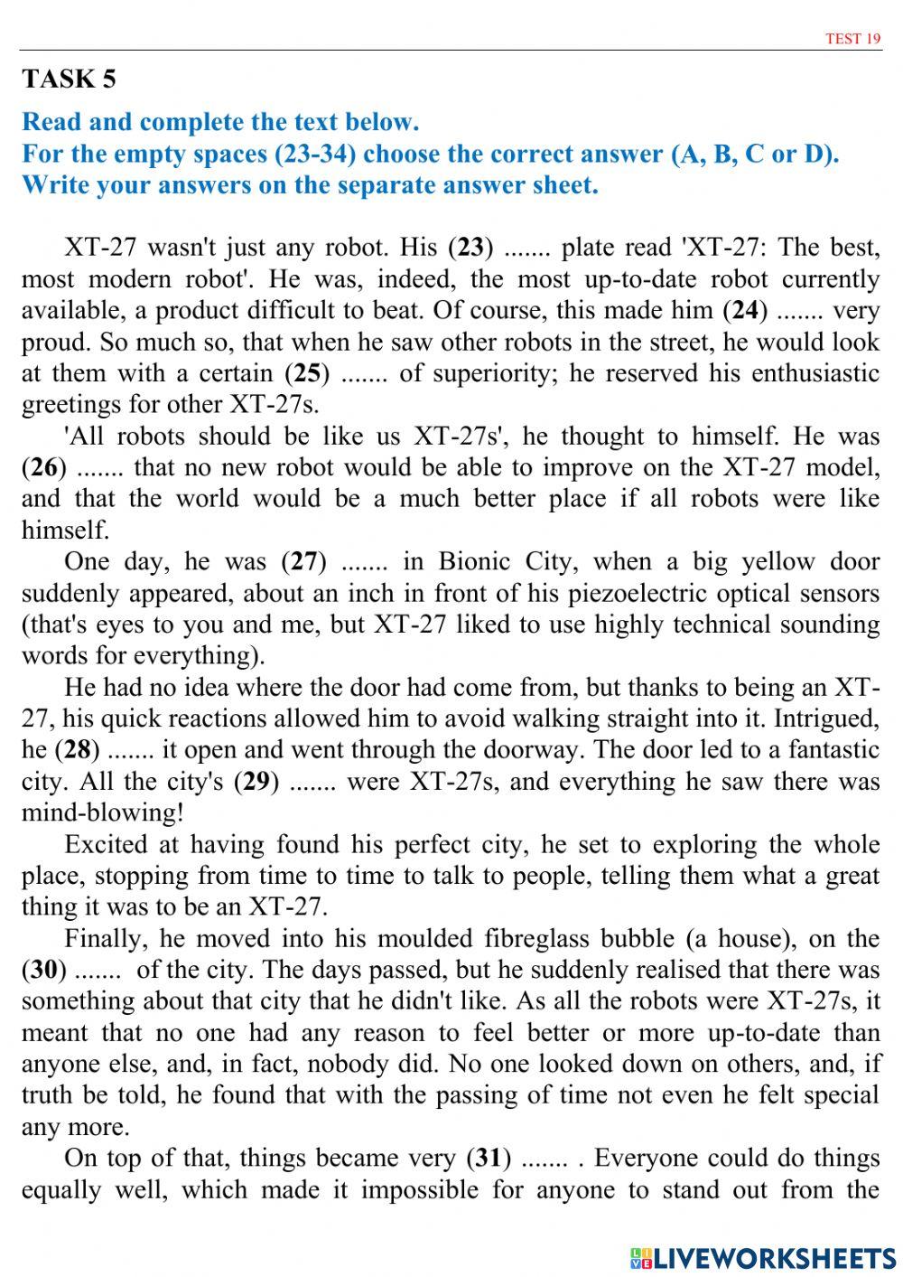 ZNO 20 TESTS - Test 19-20