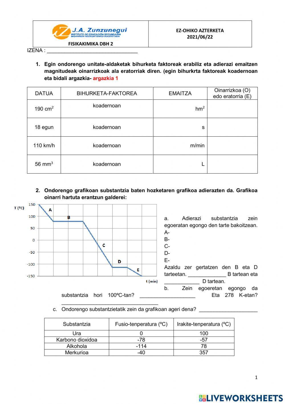 Dbh 2- fisika kimika azterketa 1
