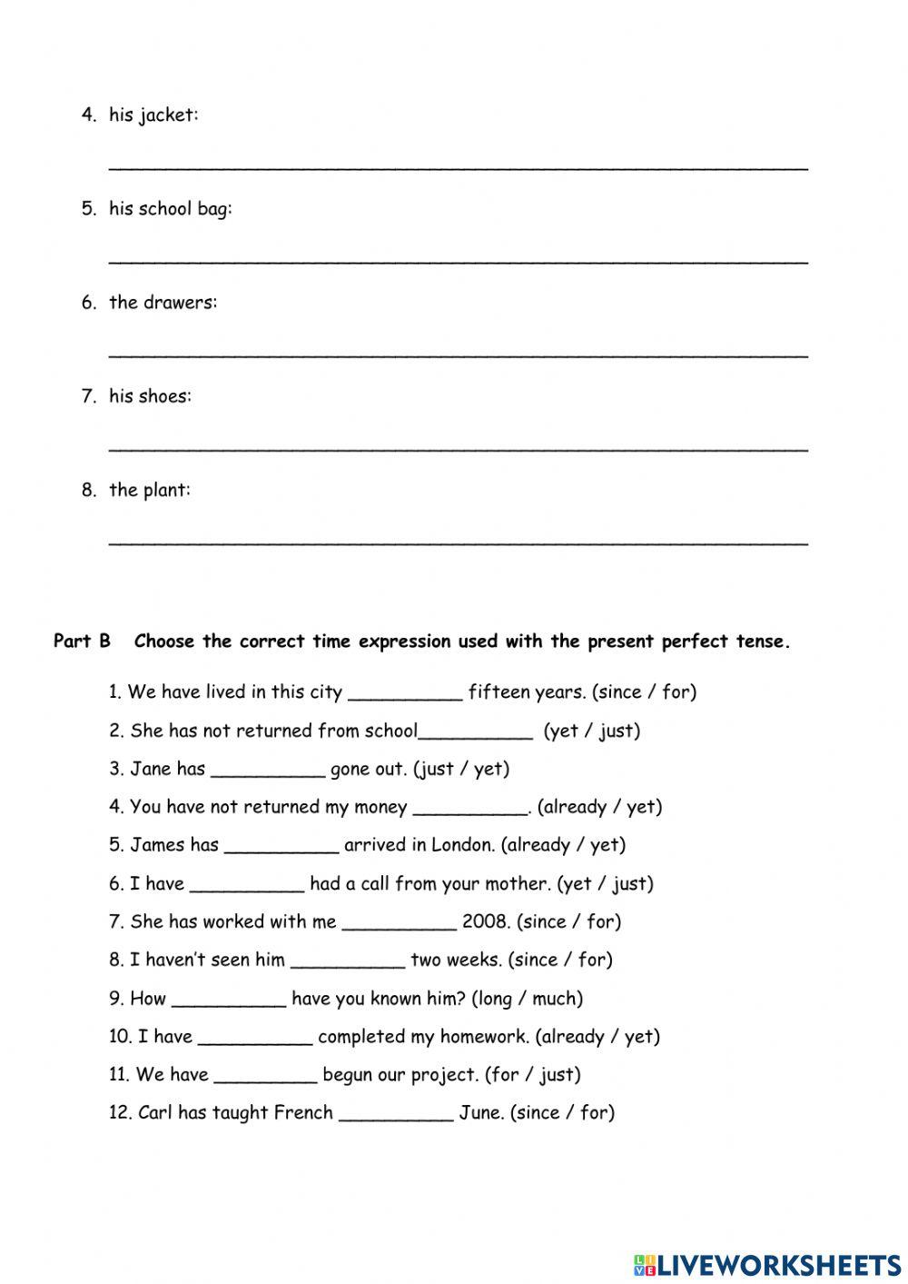 Unit 2: Worksheet 5 worksheet Live Worksheets
