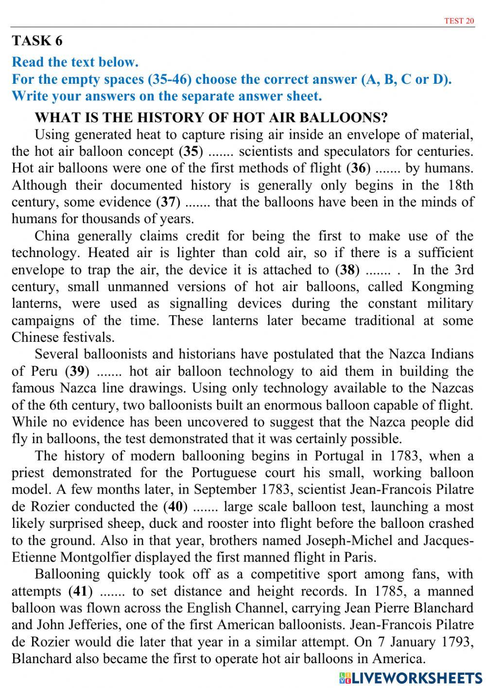 ZNO 20 TESTS - Test 20 (The end)