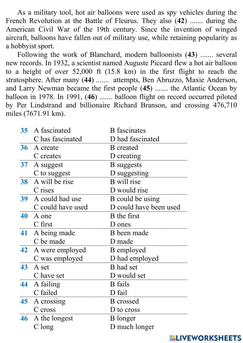 ZNO 20 TESTS - Test 20 (The end)