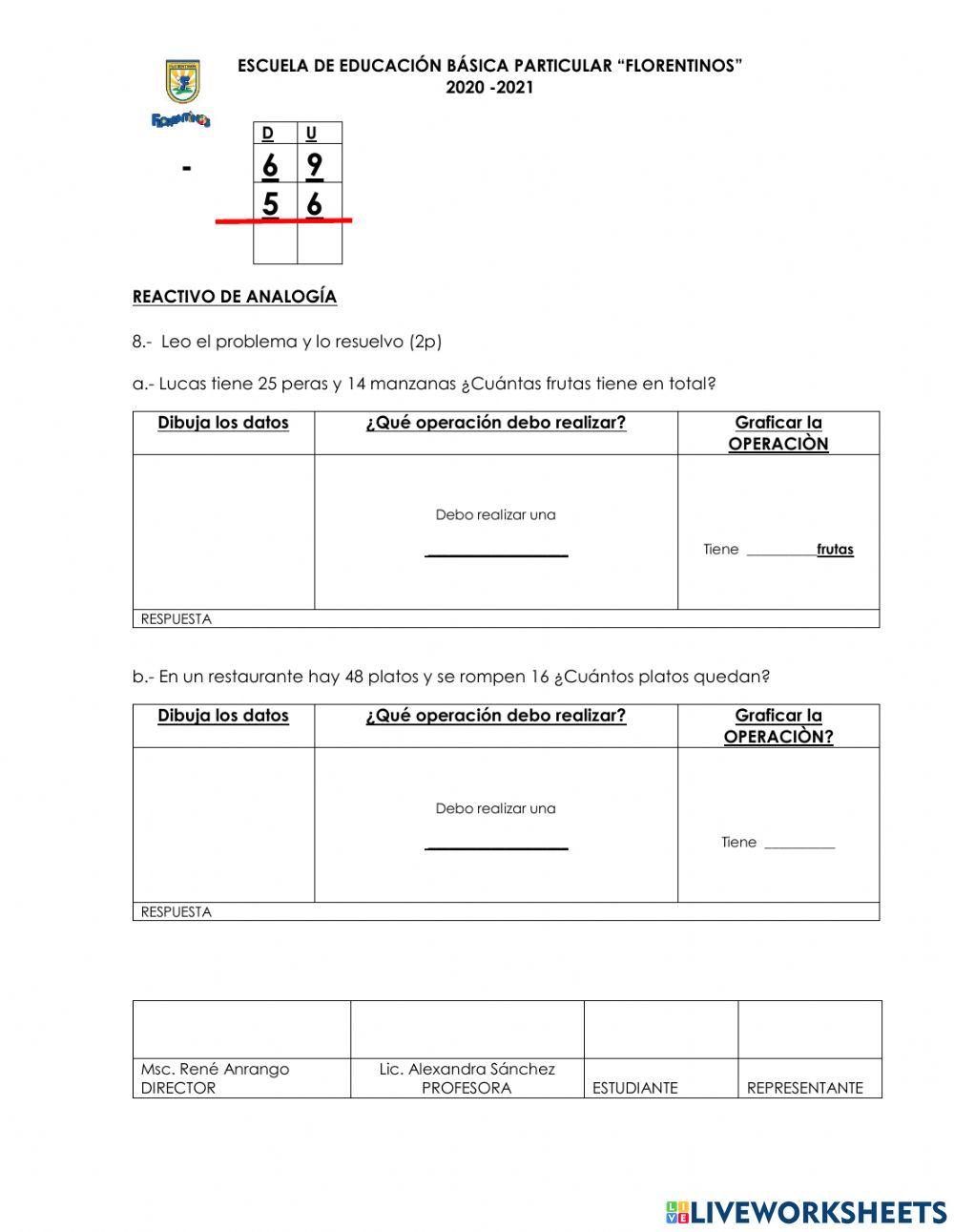 Evaluaciòn Matemàticas