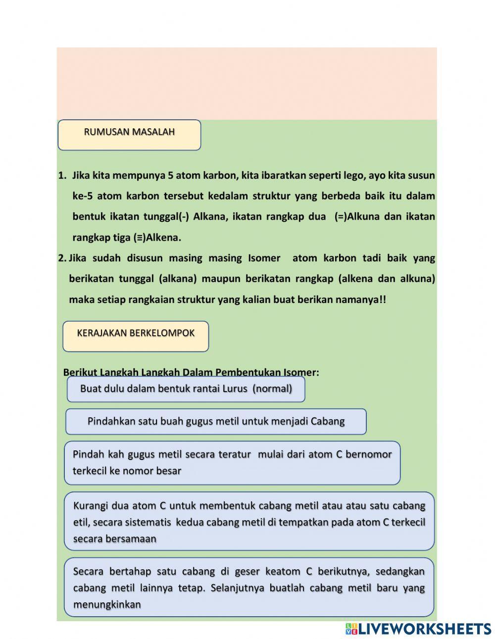 Tatanama dan isomer hidrokarbon