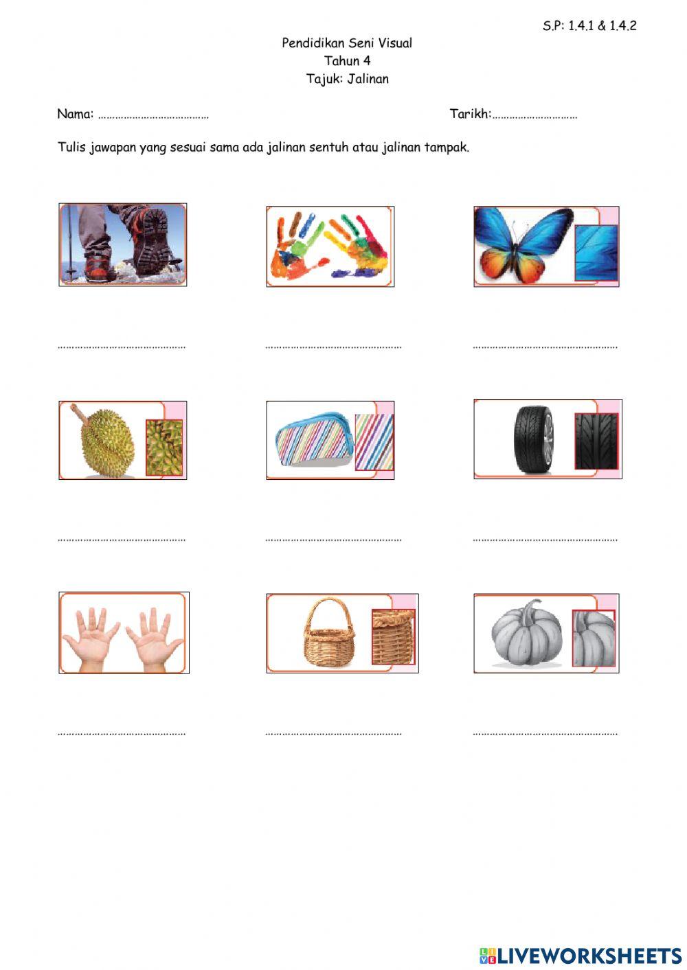 Jalinan Tampak & Jalinan Sentuh