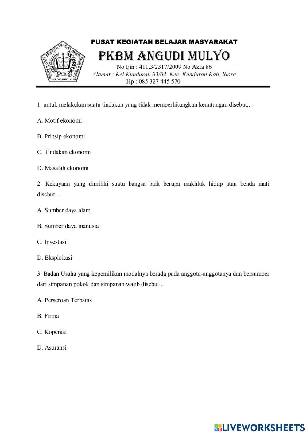 Ilmu Pengetahuan Sosial ( IPS )