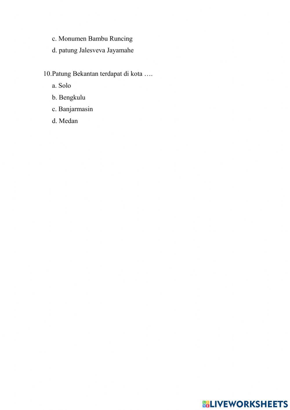 Soal Evaluasi Tema 1 Sub 2 Pemb. 5