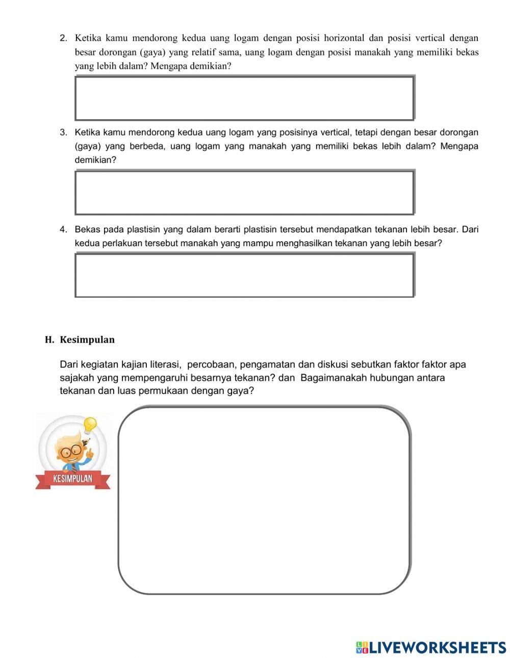 LKPD Tekanan Zat Padat