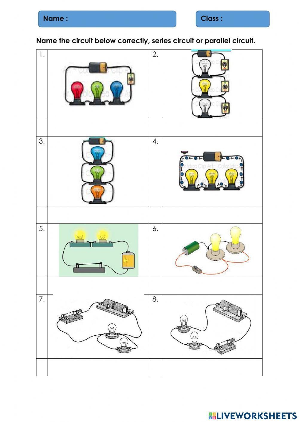 Eletricity - series and parallel circuit