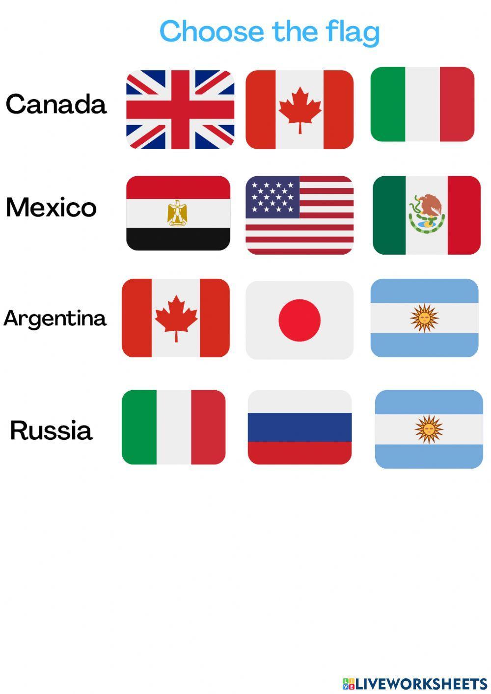 Countries and flags