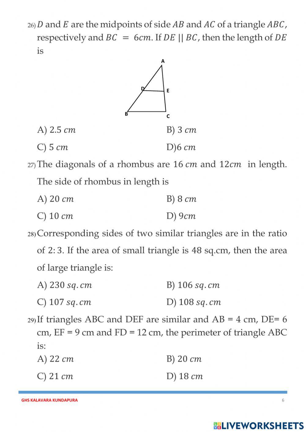 sslc-preparatory-exam-2021-english-medium-worksheet-live-worksheets