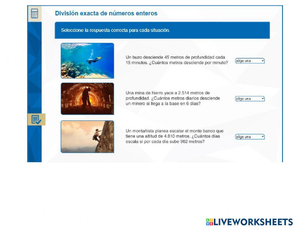Multiplicación y División de Enteros