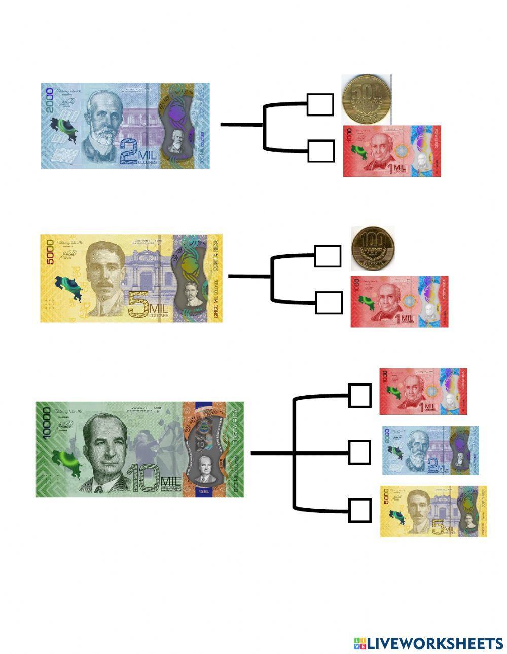 Monedas y billetes de Costa Rica