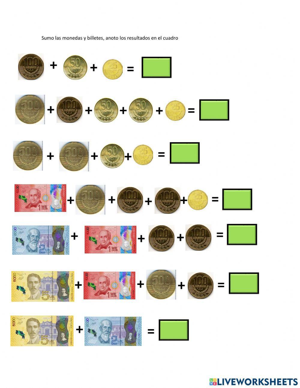 Monedas y billetes de Costa Rica