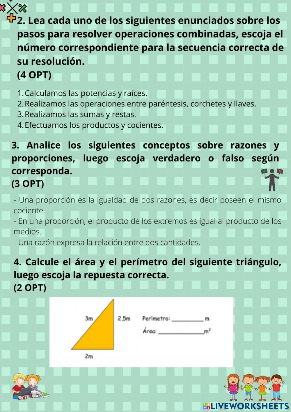 Examen Quimestral