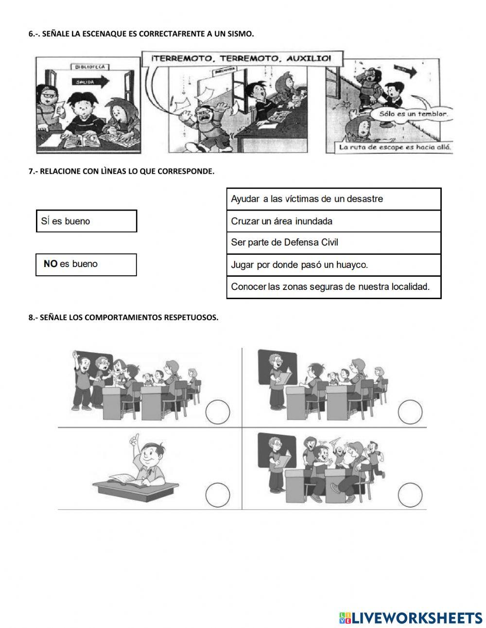 Examen estudios sociales 2do