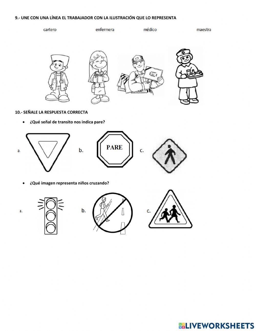 Examen estudios sociales 2do