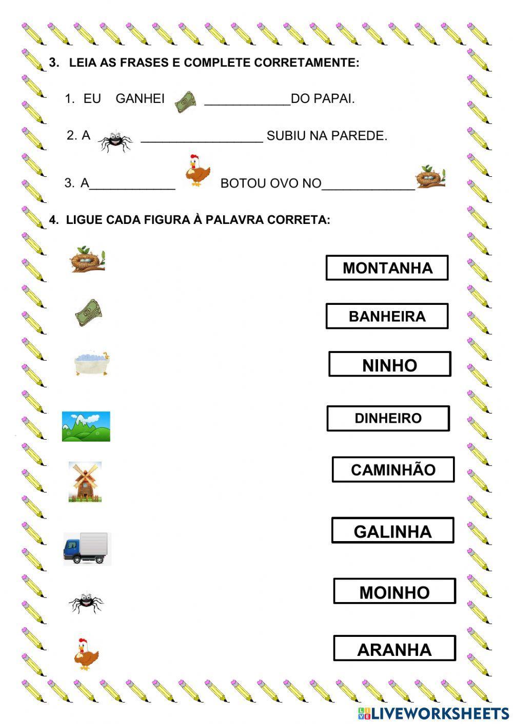 Atividade família silábica NH