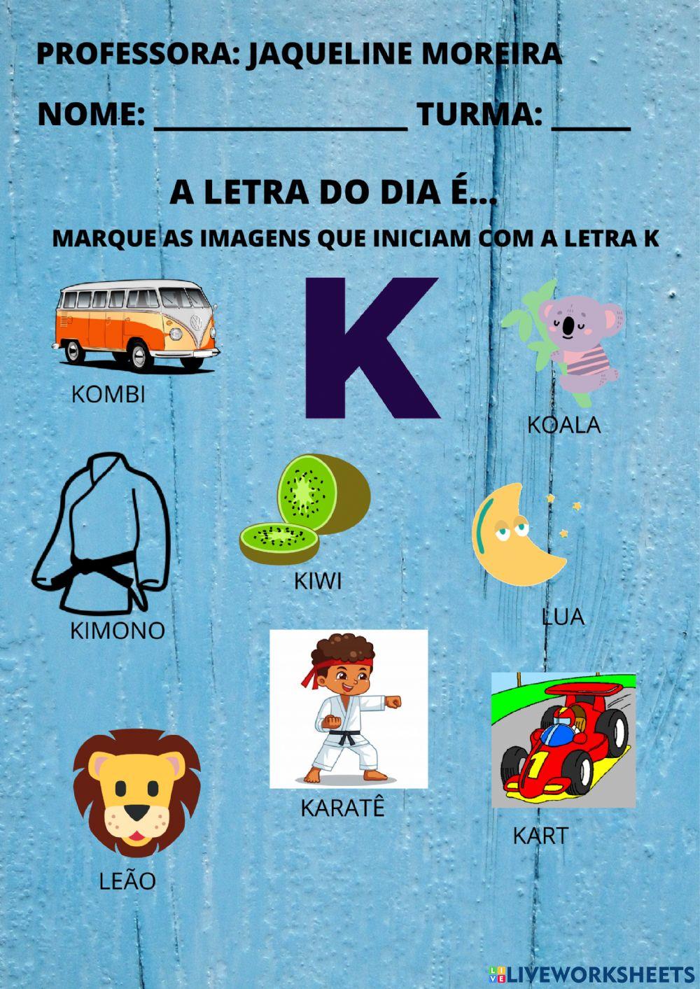 Letra k