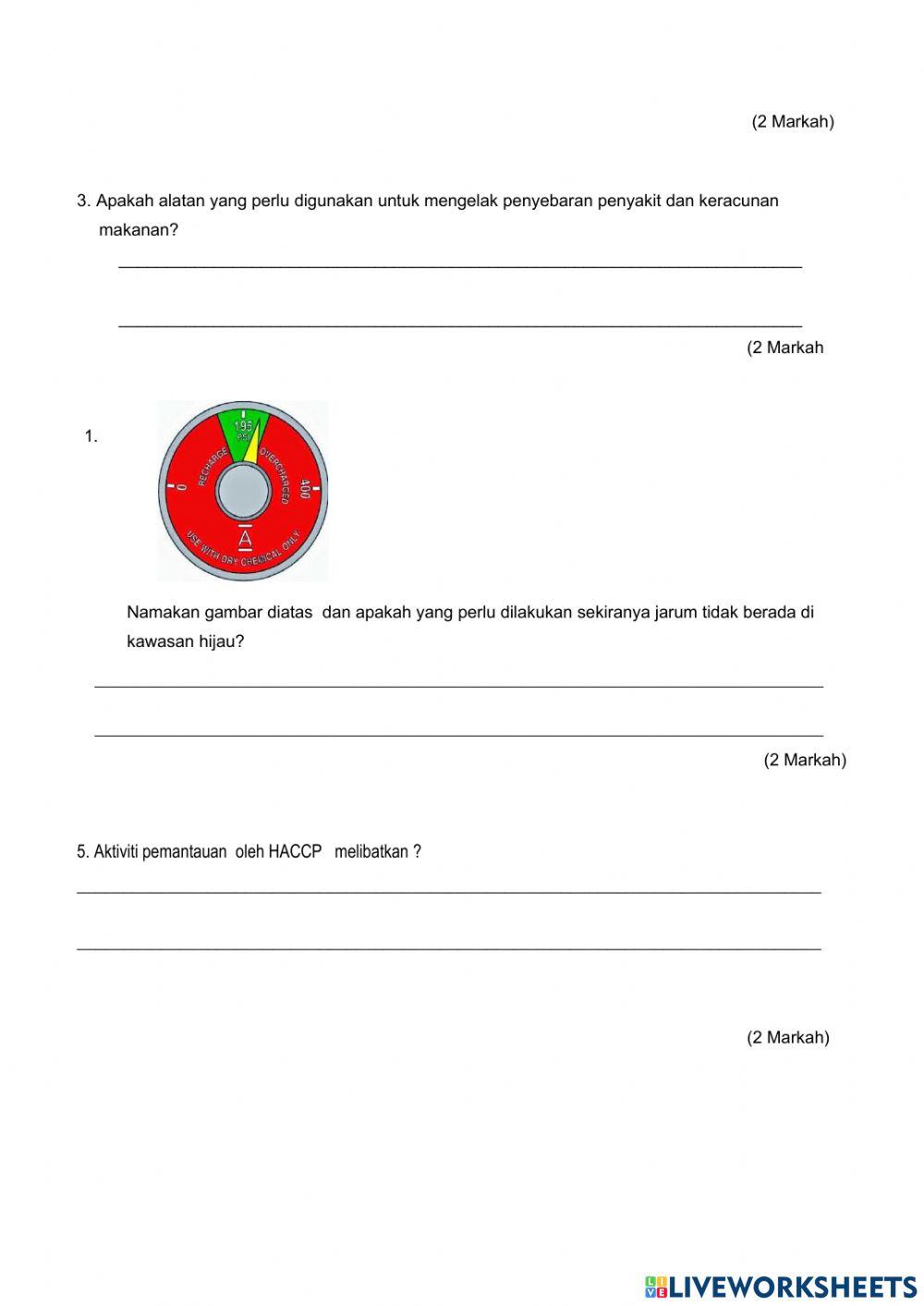 Keselamatan, kebersihan dan kesihatan