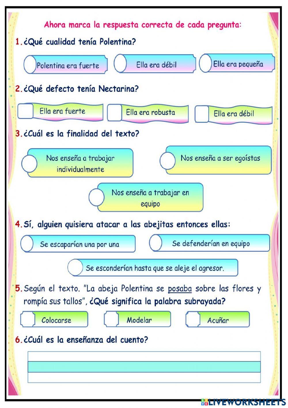 Comprensión lectora