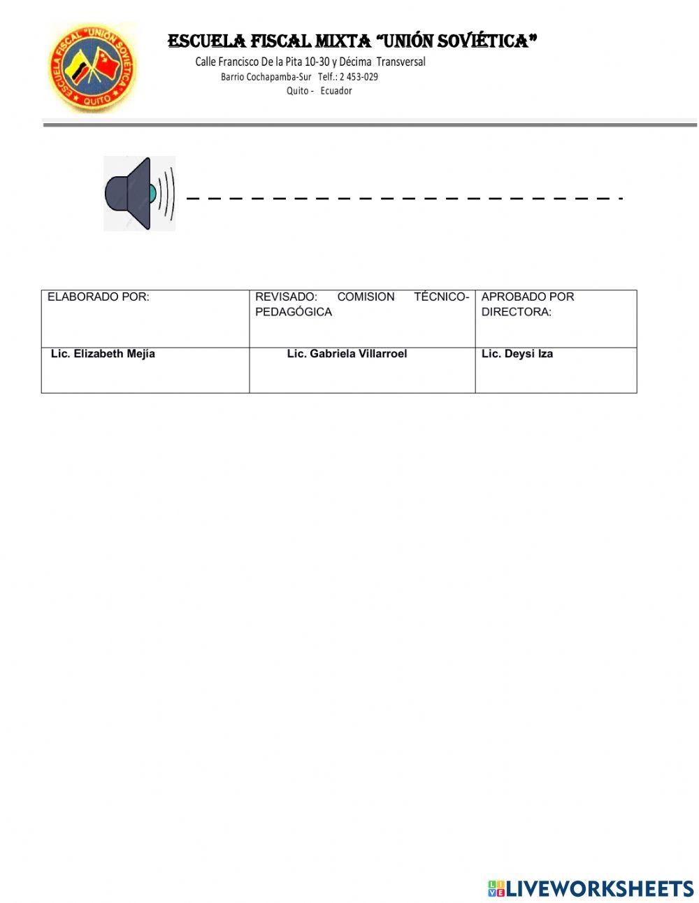 Evaluacion virtual de lengua y literatura