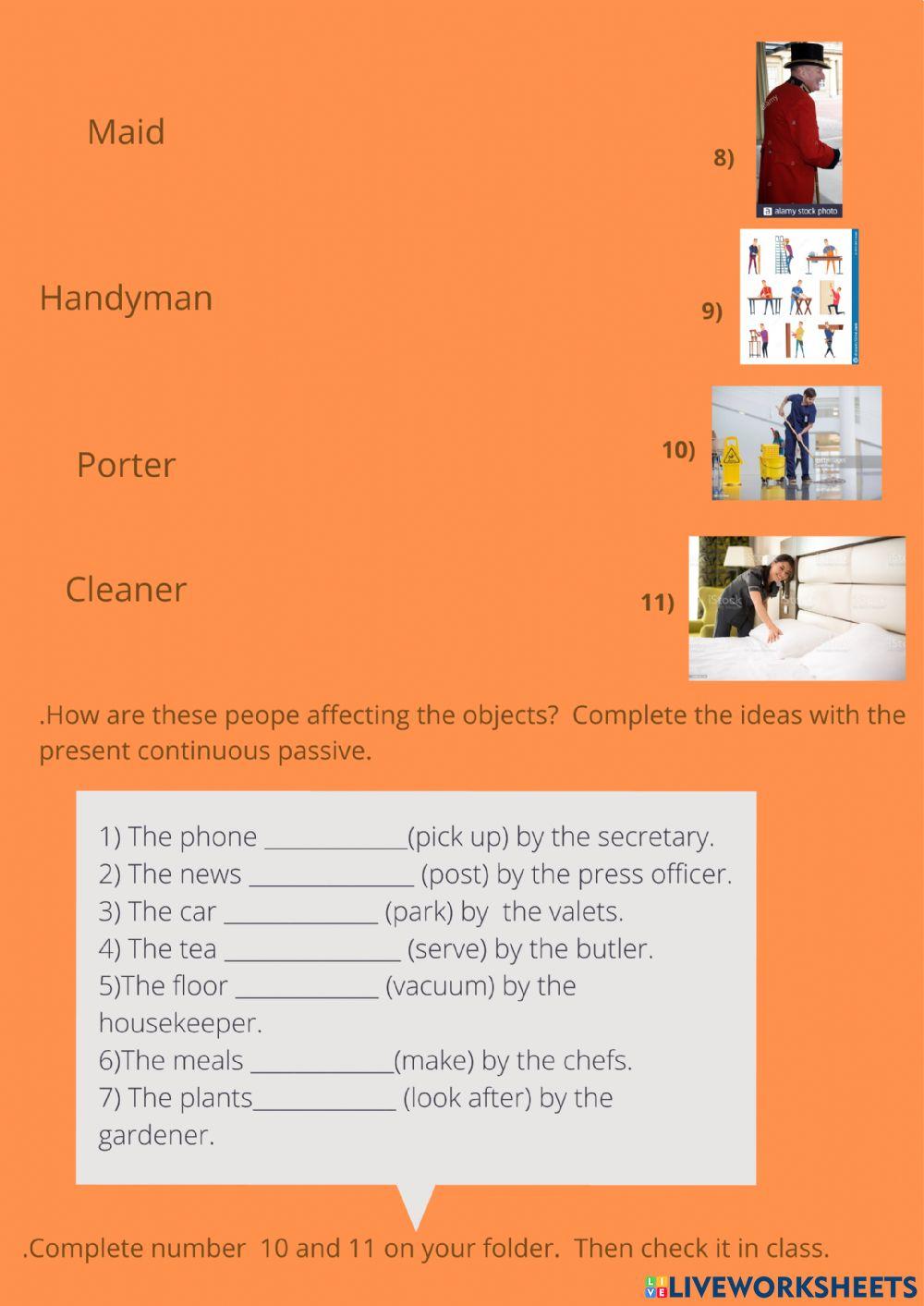 Jobs at the royal palace