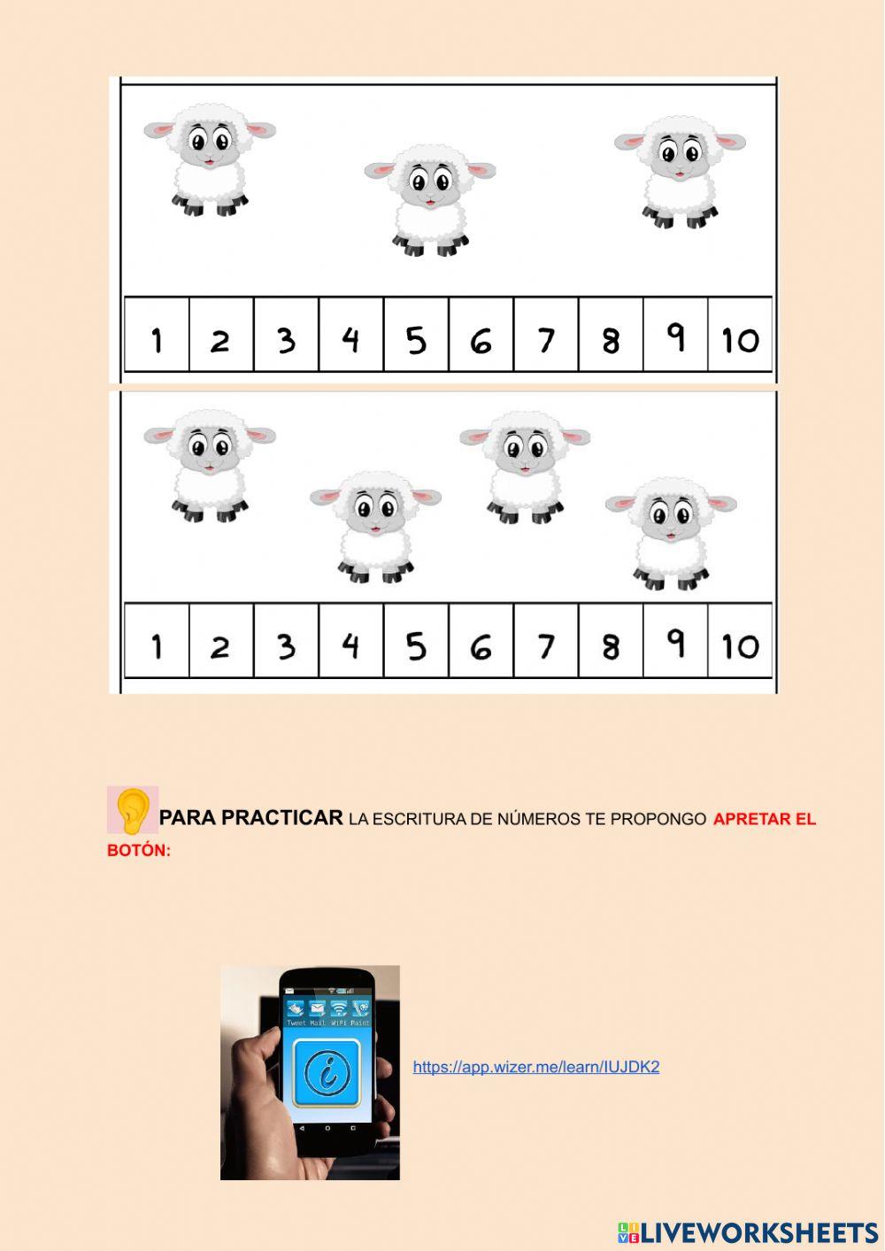 Conteo-RECTA NUMÉRICA