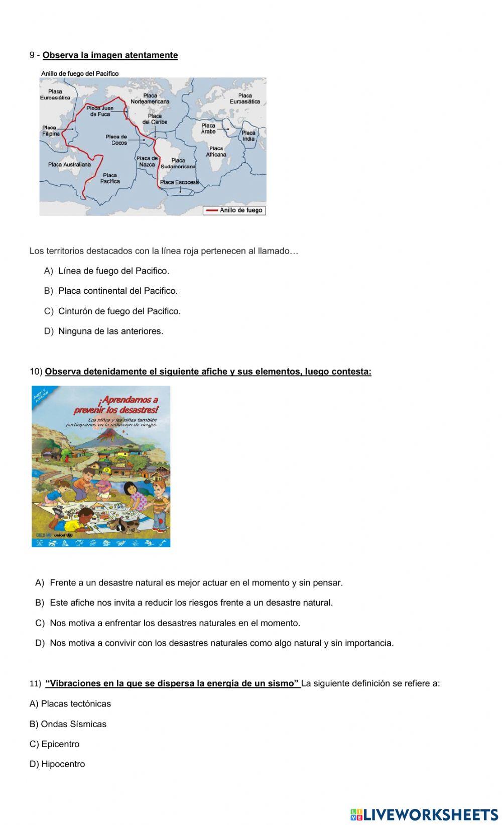 Desastres naturales y prevención