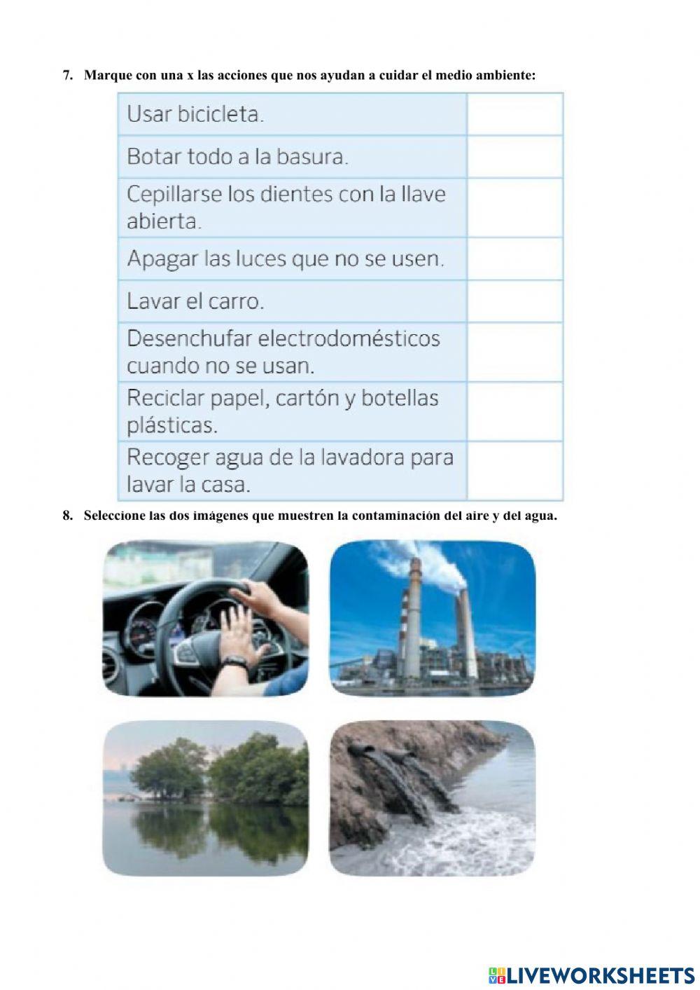 Evaluación Quimestral Naturales
