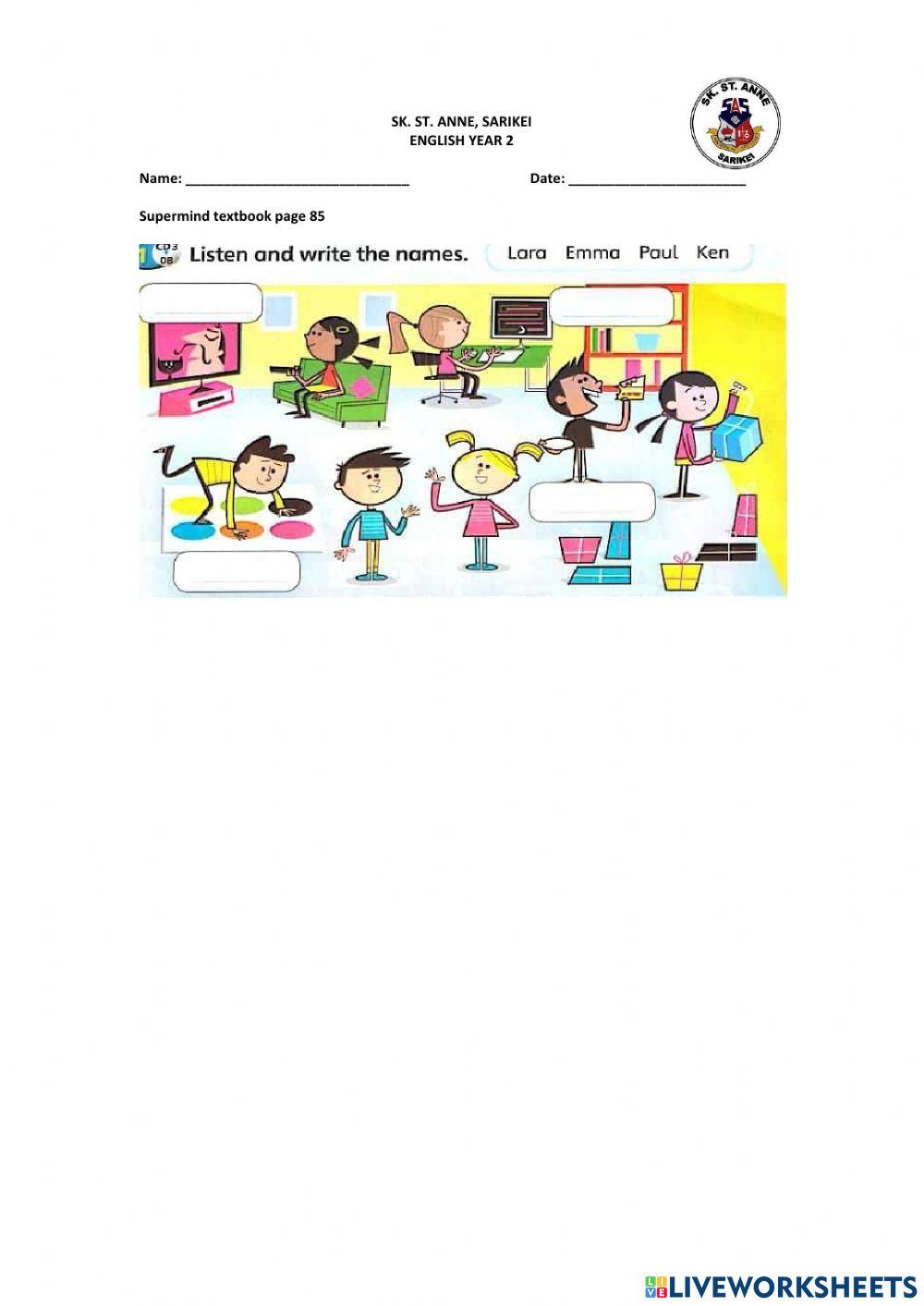 GEt Dressed interactive worksheet for 3 Live Worksheets